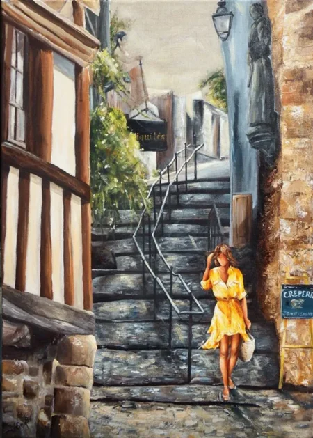 Dans la ruelle Saint-Goustan