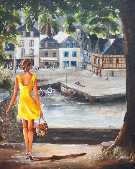 De retour du marché