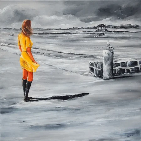 La femme et l’oiseau