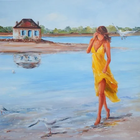 Les pieds dans l’eau à Saint-Cado