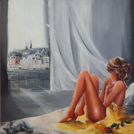 Lever sur le port Saint-Goustan