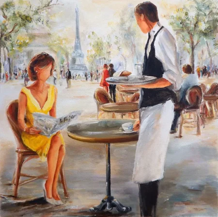 « Votre café, Mademoiselle »