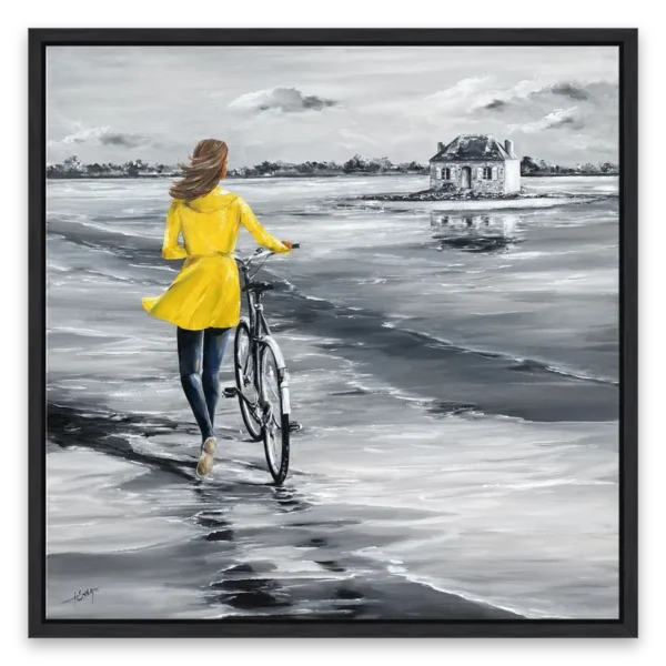 Une promenade à st cado avec cadre noir