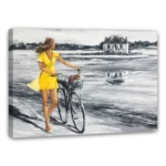 En vélo à Saint Cado 60x80 3D